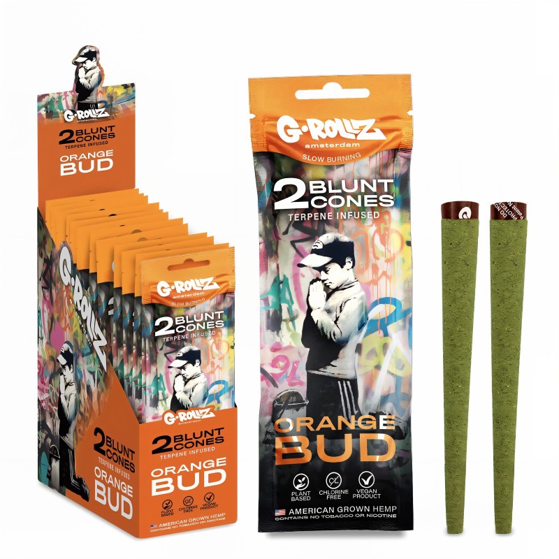 G-Rollz Terpene Infused Cones Banksy's "Orange Bud G-Rollz Products