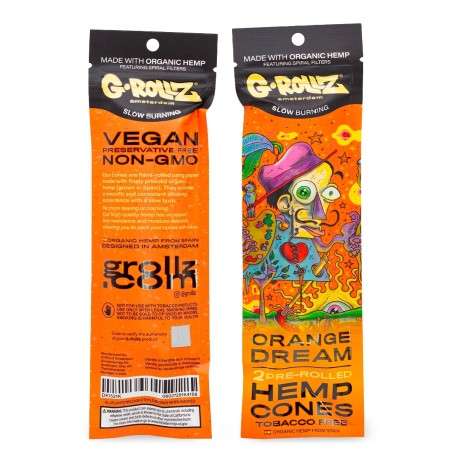 G-Rollz Terpene Infused Cones "Orange Dream G-Rollz Products