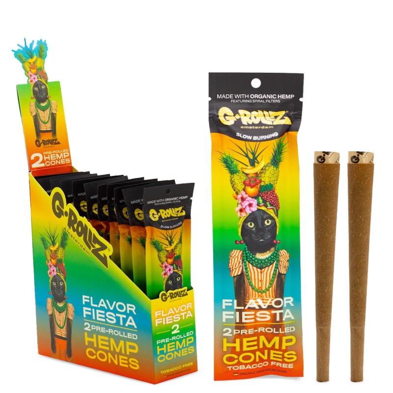 G-Rollz Terpene Infused Cones "Fiesta Flavor G-Rollz Products
