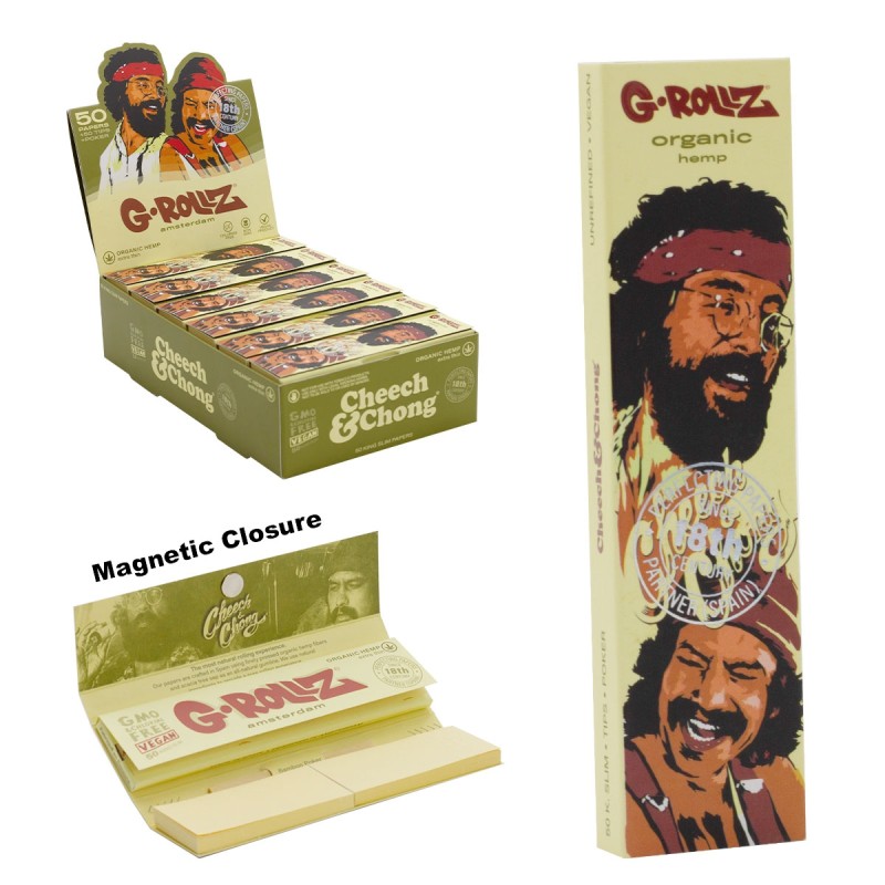 G-ROLLZ Cheech & Chong Organic Hemp Vintage Faces G-Rollz Products