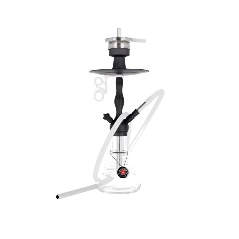 Shisha Amy Deluxe Small Rips 470 Transparentes Schwarz Amy Deluxe CHICHA