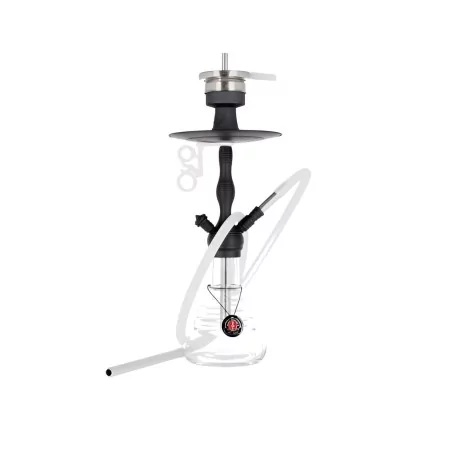 Shisha Amy Deluxe Small Rips 470 Black transparent Amy Deluxe CHICHA
