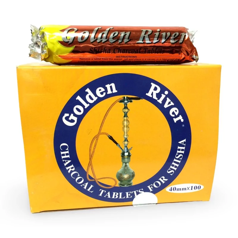 Charcoal for Shisha Golden River 40 mm (10 pcs.) Golden River Products