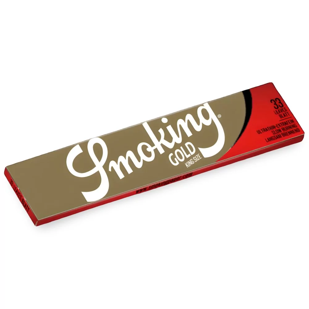 Smoking Gold (Karton) Smoking Paper Blatt zum Rollen