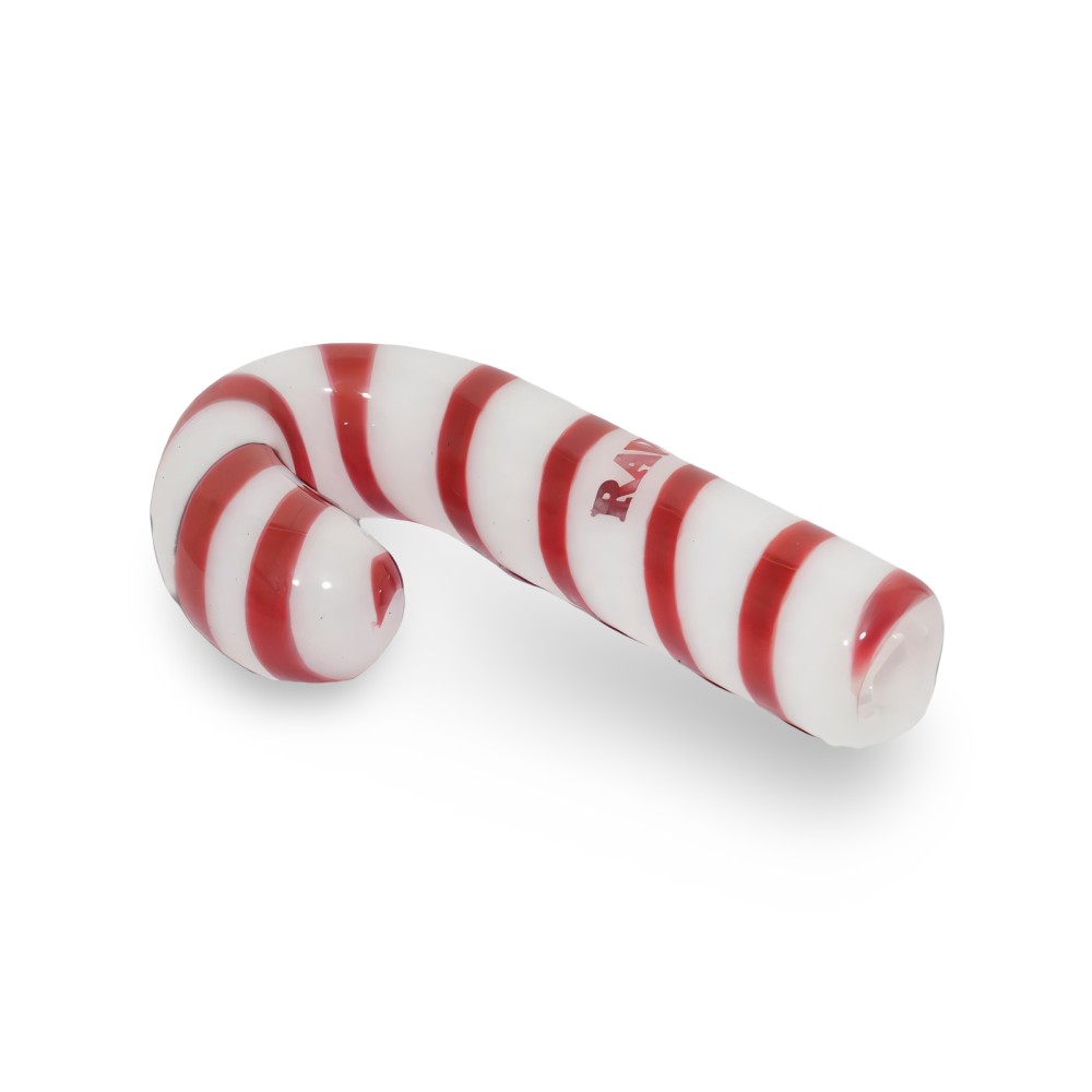 RAW Glass Candy Cane Pfeife RAW Pfeife