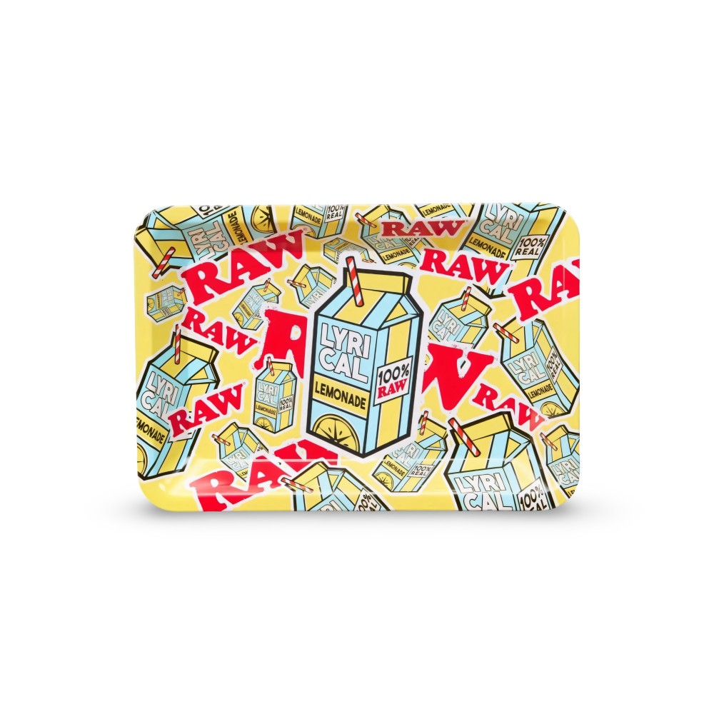 Vassoio Rolling RAW x Lyrical Lemonade "Logo Collage" Mini (edizione limitata) RAW Vassoio di rotolamento