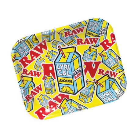 Vassoio Rolling RAW x Lyrical Lemonade "Logo Collage" Small (edizione limitata) RAW Vassoio di rotolamento