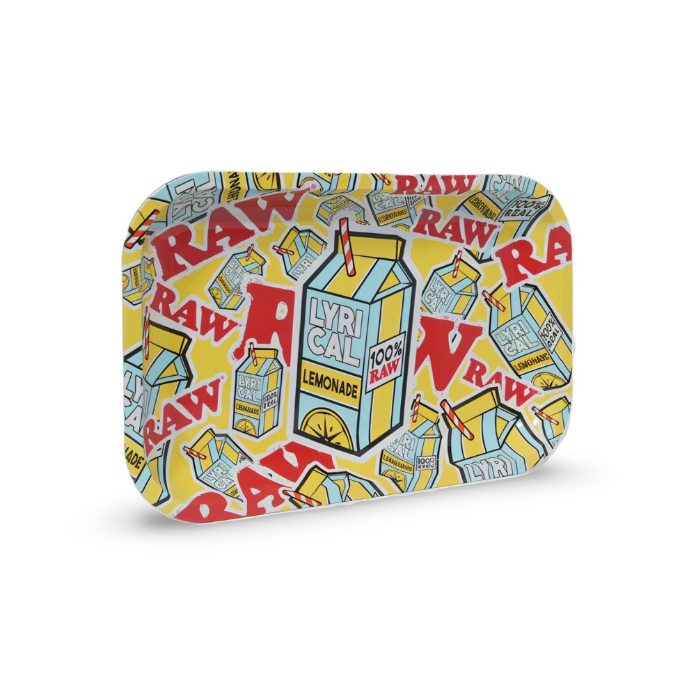 Rolling tray RAW x Lyrical Lemonade "Logo Collage" Small (Limited Edition) RAW Rolling tray