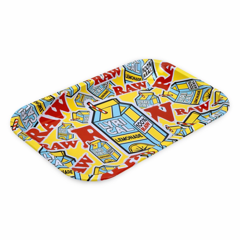 Rolling tray RAW x Lyrical Lemonade "Logo Collage" Small (Limited Edition) RAW Rolling tray