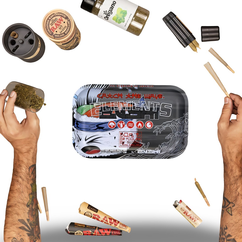 Elements X Zushi Small (Ultra Limited Edition) rolling tray Elements Papers Rolling tray