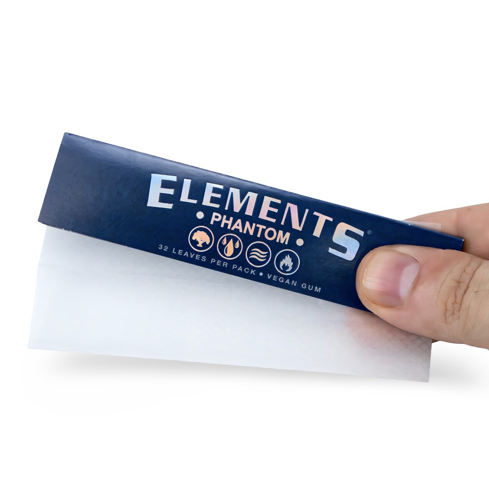 10X Elements Phantom King Size Slim rolling sheets Elements Papers Products