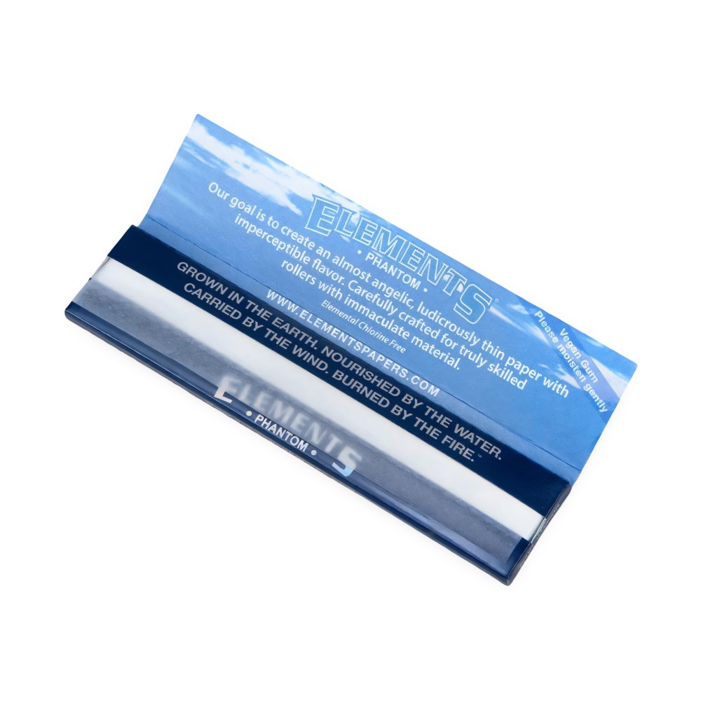 10X Elements Phantom King Size Slim rolling sheets Elements Papers Products