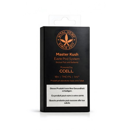 Kit Vape CBD Master Kush Vital Hemp Produkte