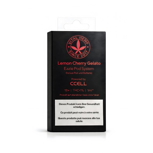 Kit Vape CBD Lemon Cherry Gelato Vital Hemp Produits