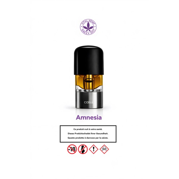 Recharge Vape Pod CBD Amnesia Vital Hemp Produits