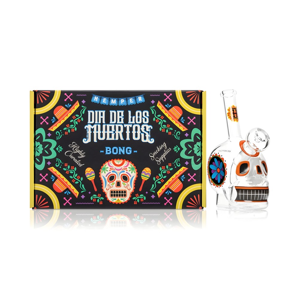 Hemper Dia De Los Muertos Skull Bong Hemper Products