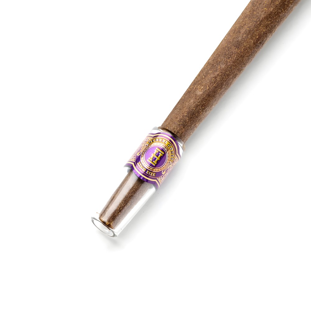 Hemper Herbal Cones Grape + Glass Tips King Size Hemper Raucherzubehör