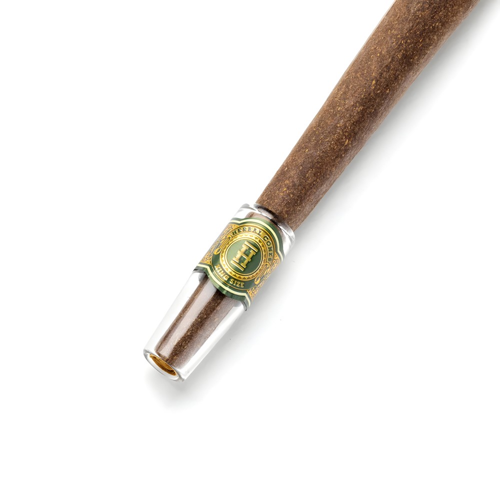 Hemper Herbal Cone Natural + Glass Tips King Size Hemper Accessoires fumeurs