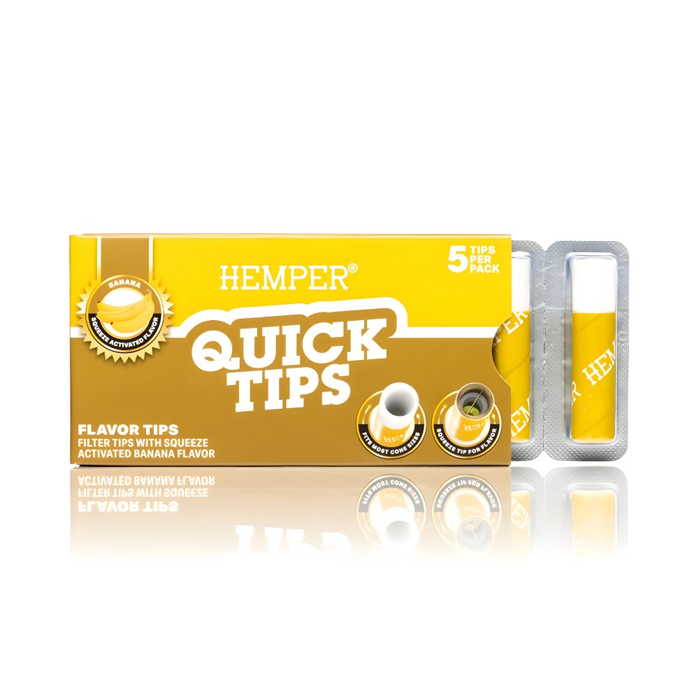 Hemper Quick Tips Banana Hemper Filter (Aktivkohle, Pappe, Zellulose und andere)