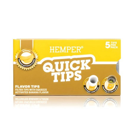 Hemper Quick Tips Banana Hemper Filter (Aktivkohle, Pappe, Zellulose und andere)