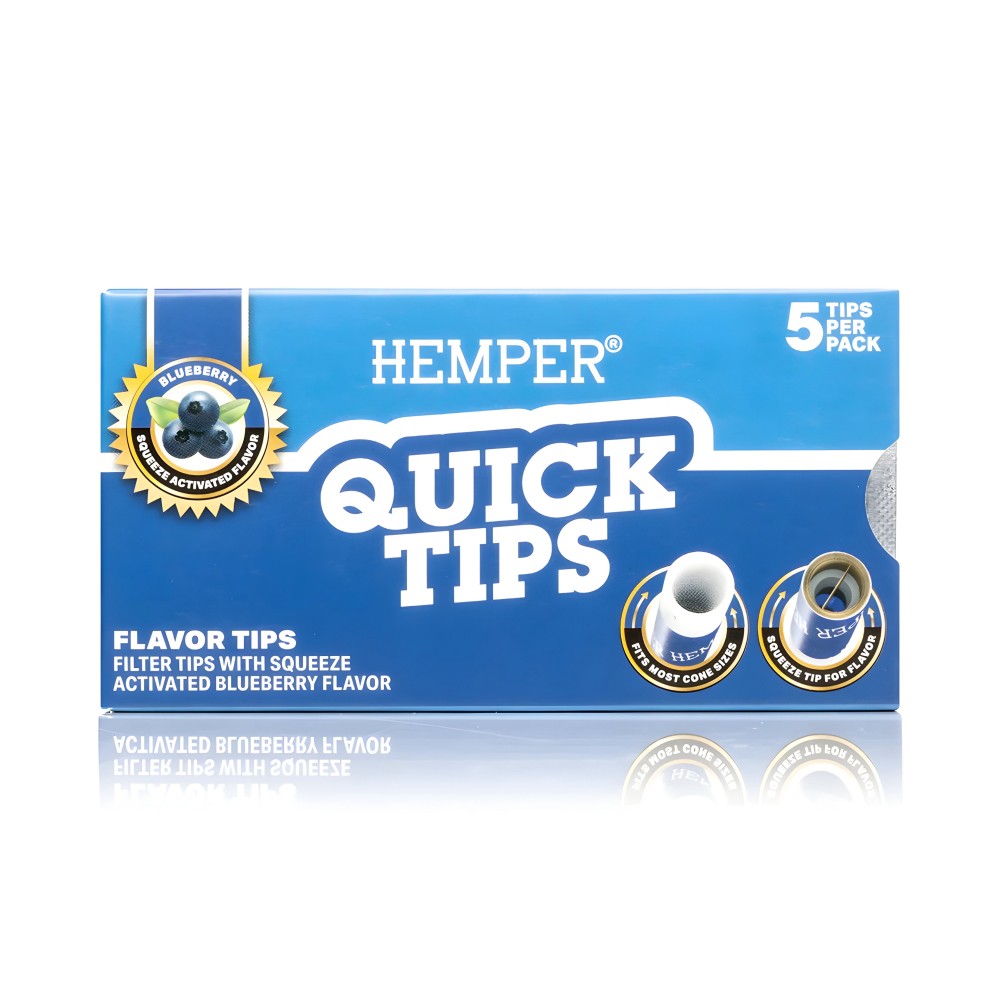Hemper Quick Tips Blueberry Hemper Filter (Aktivkohle, Pappe, Zellulose und andere)