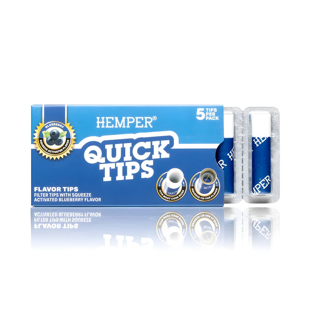 Hemper Quick Tips Blueberry Hemper Filter (Aktivkohle, Pappe, Zellulose und andere)