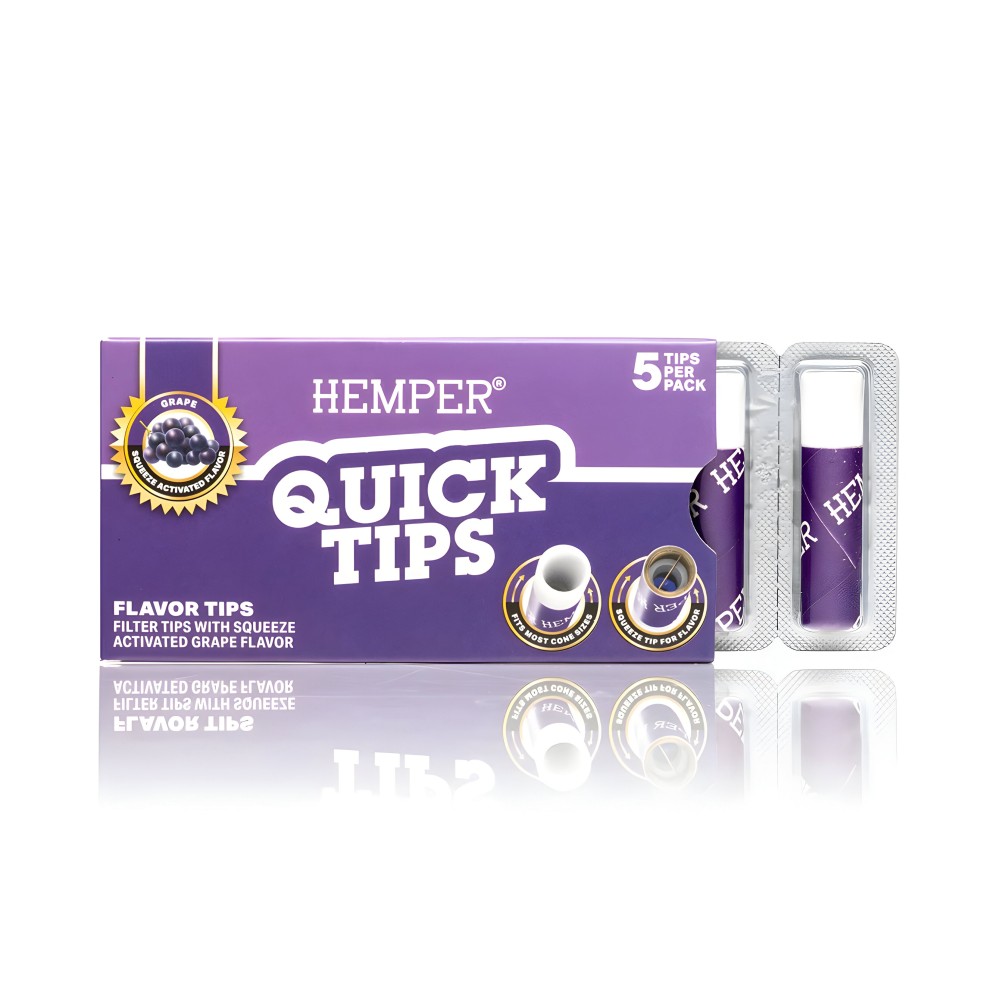 Hemper Quick Tips Grape Hemper Filtres (charbon actif, carton, cellulose et autres)
