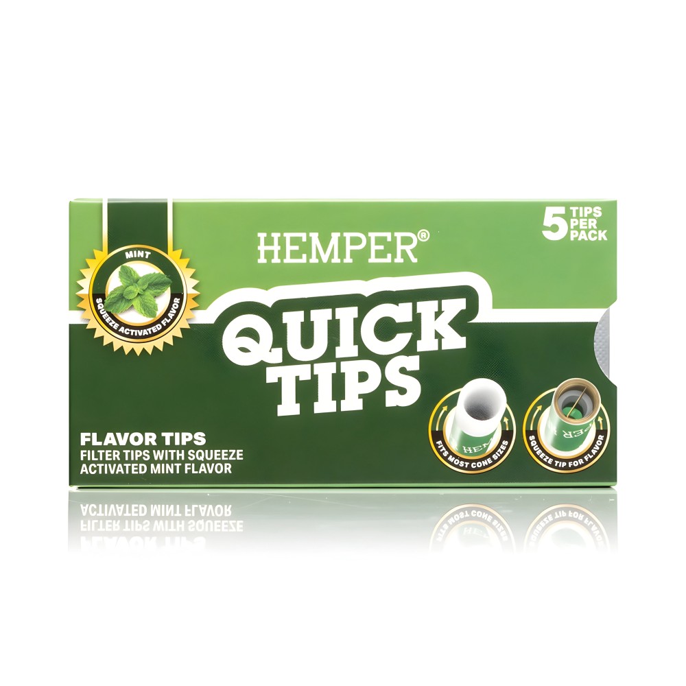 Hemper Quick Tips Mint Hemper Filter (Aktivkohle, Pappe, Zellulose und andere)