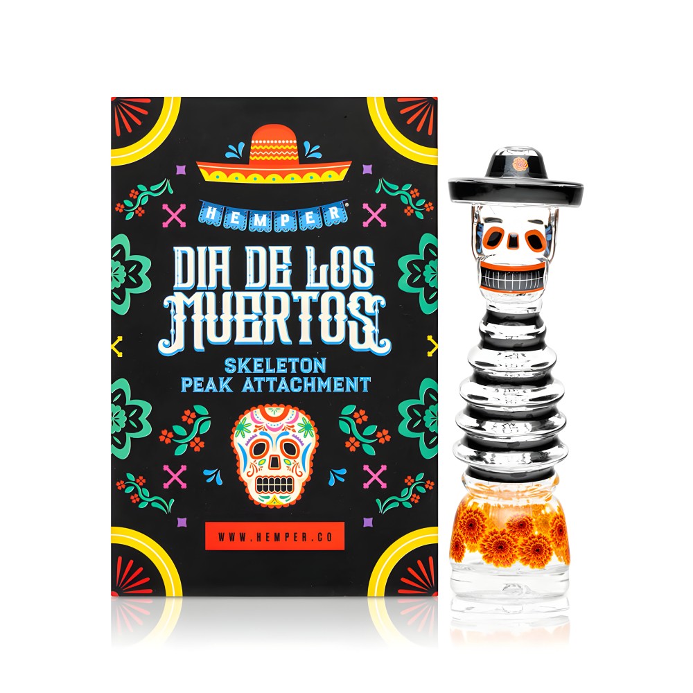 Dia de los Muertos Puffco Peak Top Hemper Hemper Puffco