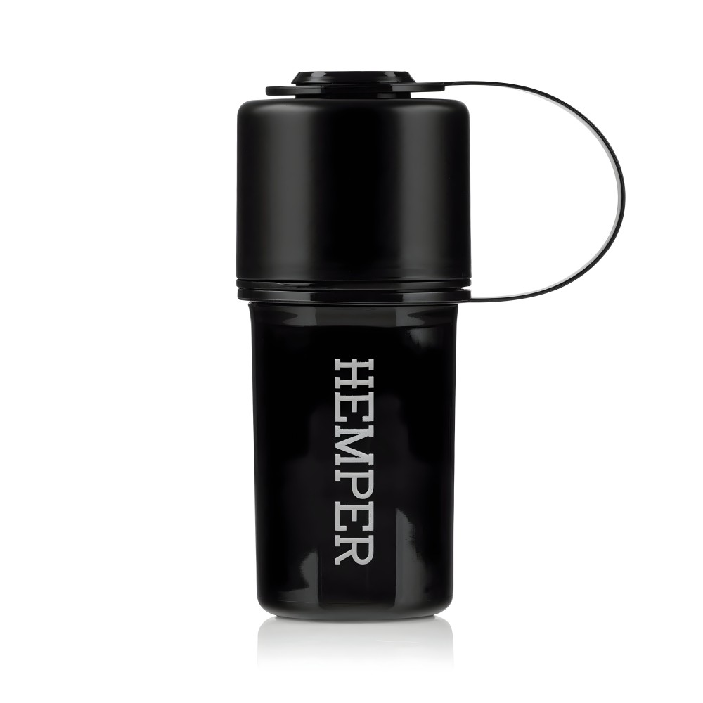 The Keeper 3-in-1 Grinder + Storage Container Black Hemper Produits