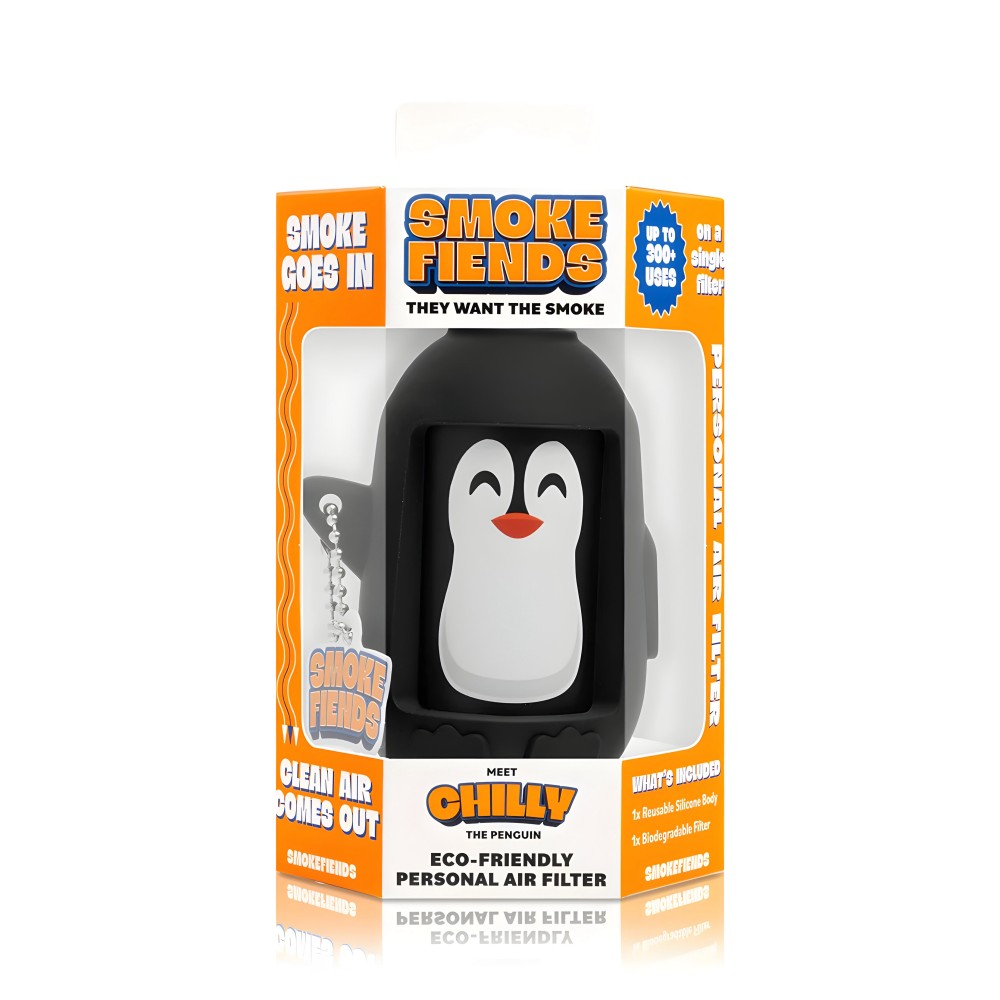 Smoke Fiends Personal Air Filter Chilly The Penguin Smoke Fiends Products