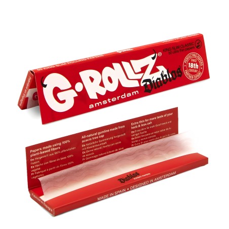 Rolling sheets G-Rollz Diablos KSS (50 sheets) G-Rollz Products