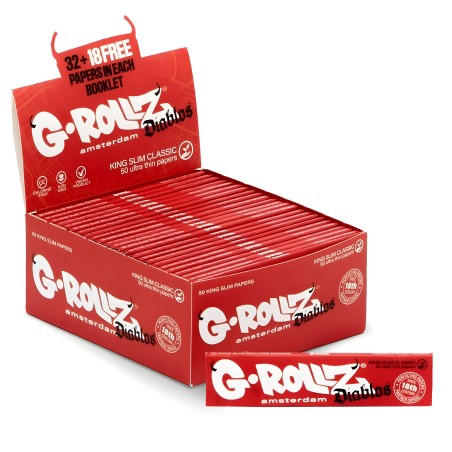 Karton mit Blättern zum Rollen G-Rollz Diablos KSS (2500 Blatt) G-Rollz Produkte