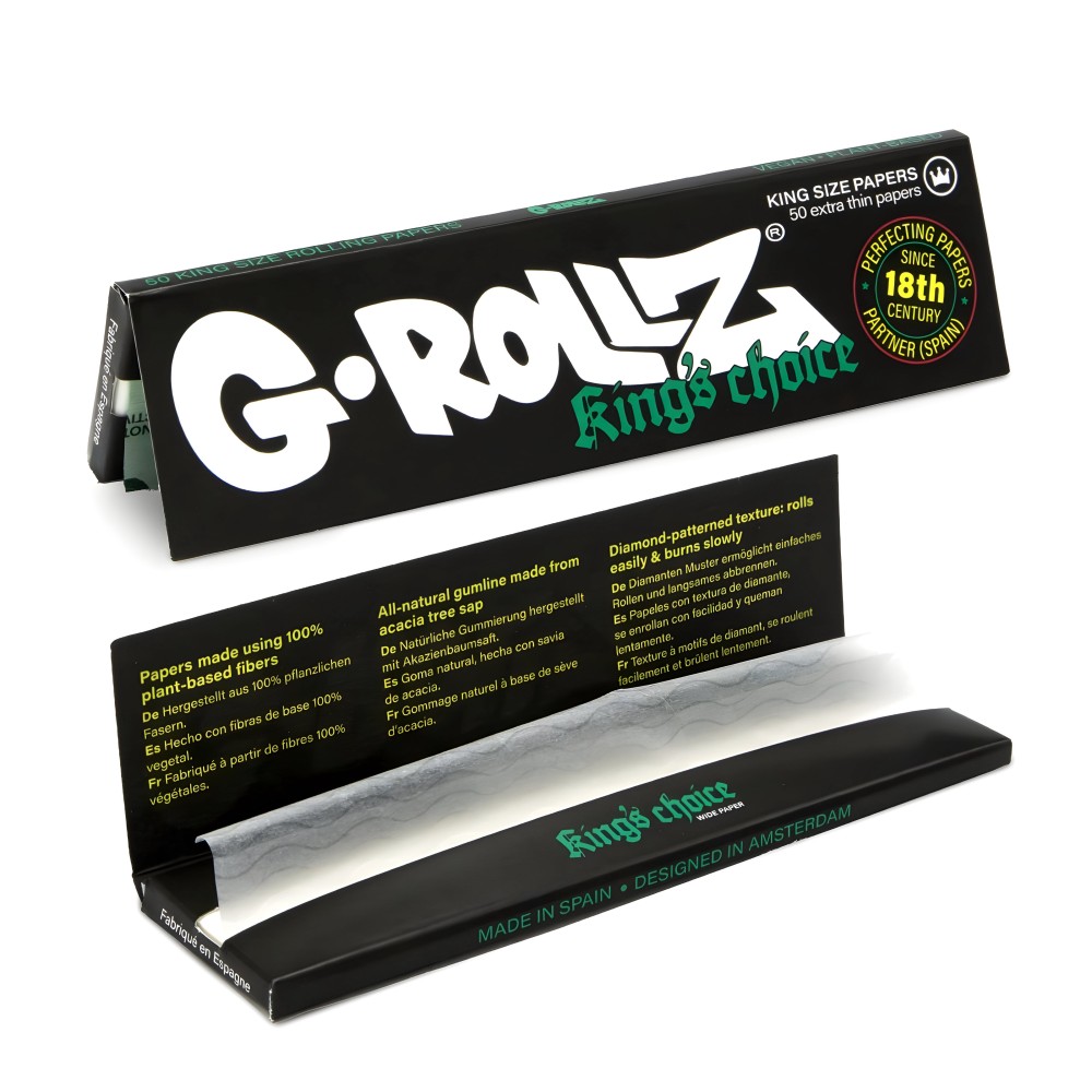 Rolling sheets G-Rollz King's Choice KS Wide (50 sheets) G-Rollz Products