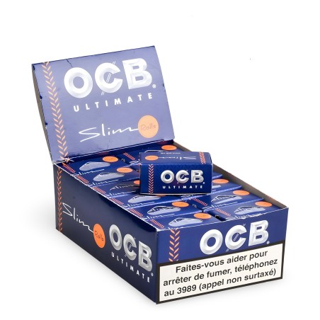 Karton von OCB Slim Ultimate Rolls OCB Blatt zum Rollen