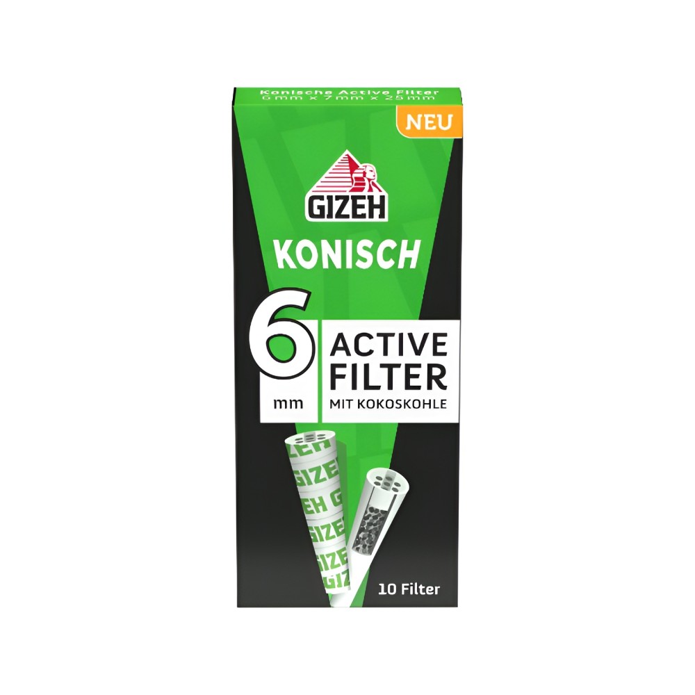Conical activated carbon filters Gizeh Gizeh Products
