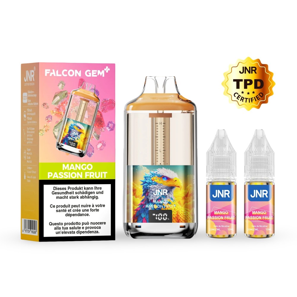 Pod Jetable JNR Puffs 30K 20mg Mango Passion Fruit JNR Puff Produits