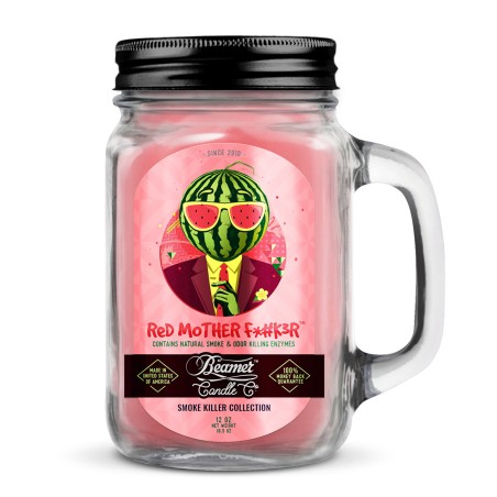 Candele Beamer Co Rosso MadreFK3r Beamer Candles Controllo degli odori di fumo