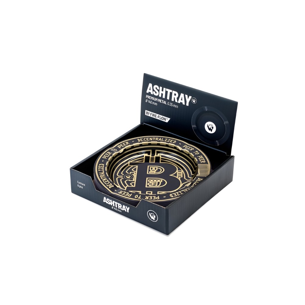 Posacenere FireFlow con motivo Bitcoin Fire Flow Prodotti