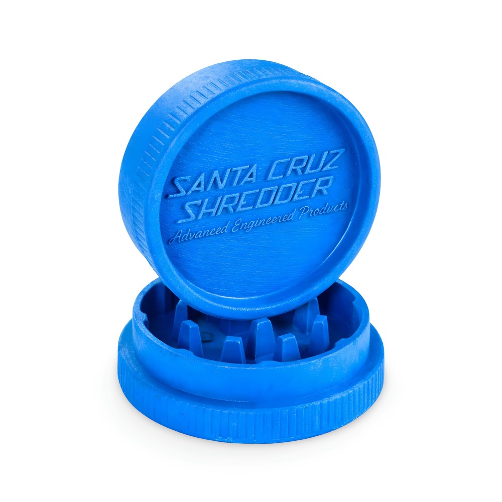 Grinder Santa Cruz Shredder X Cookies 2 part hemp blue Santa Cruz Shredder Grinders