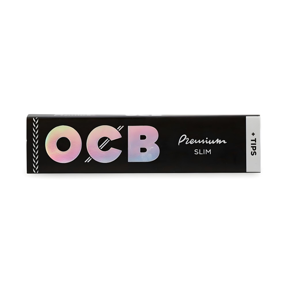 OCB Slim Premium Black + Tips (Carton) OCB Feuille à rouler