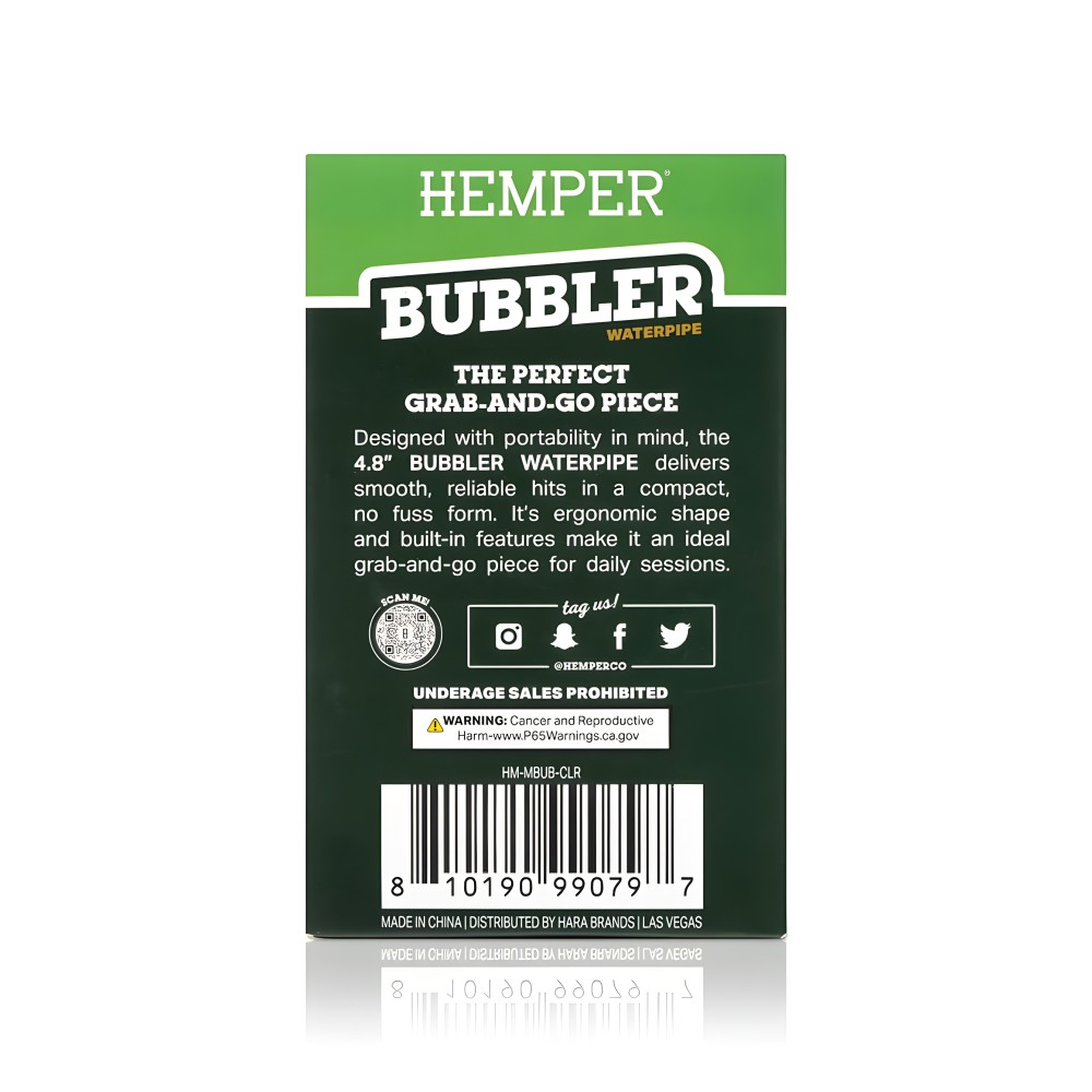 Hemper Bubbler Water Pipe Hemper Products