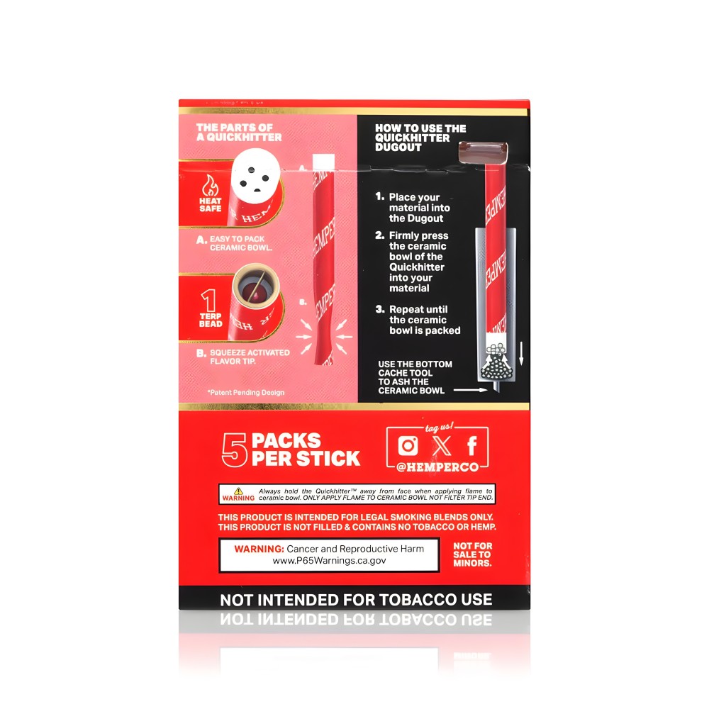 Quick Hitters Dugout Pack Hemper Watermelon Hemper Produkte