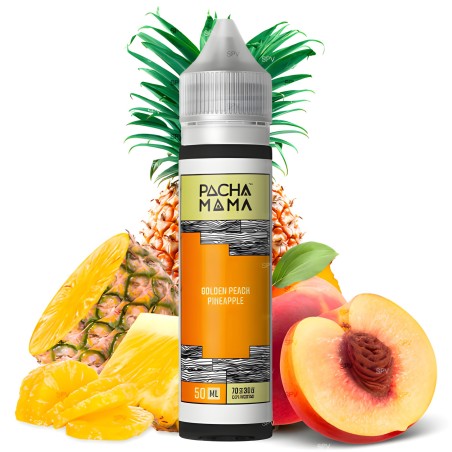 E-liquido Pacha Mama Golden Peach Pineapple 50 ml Pacha Mama Prodotti