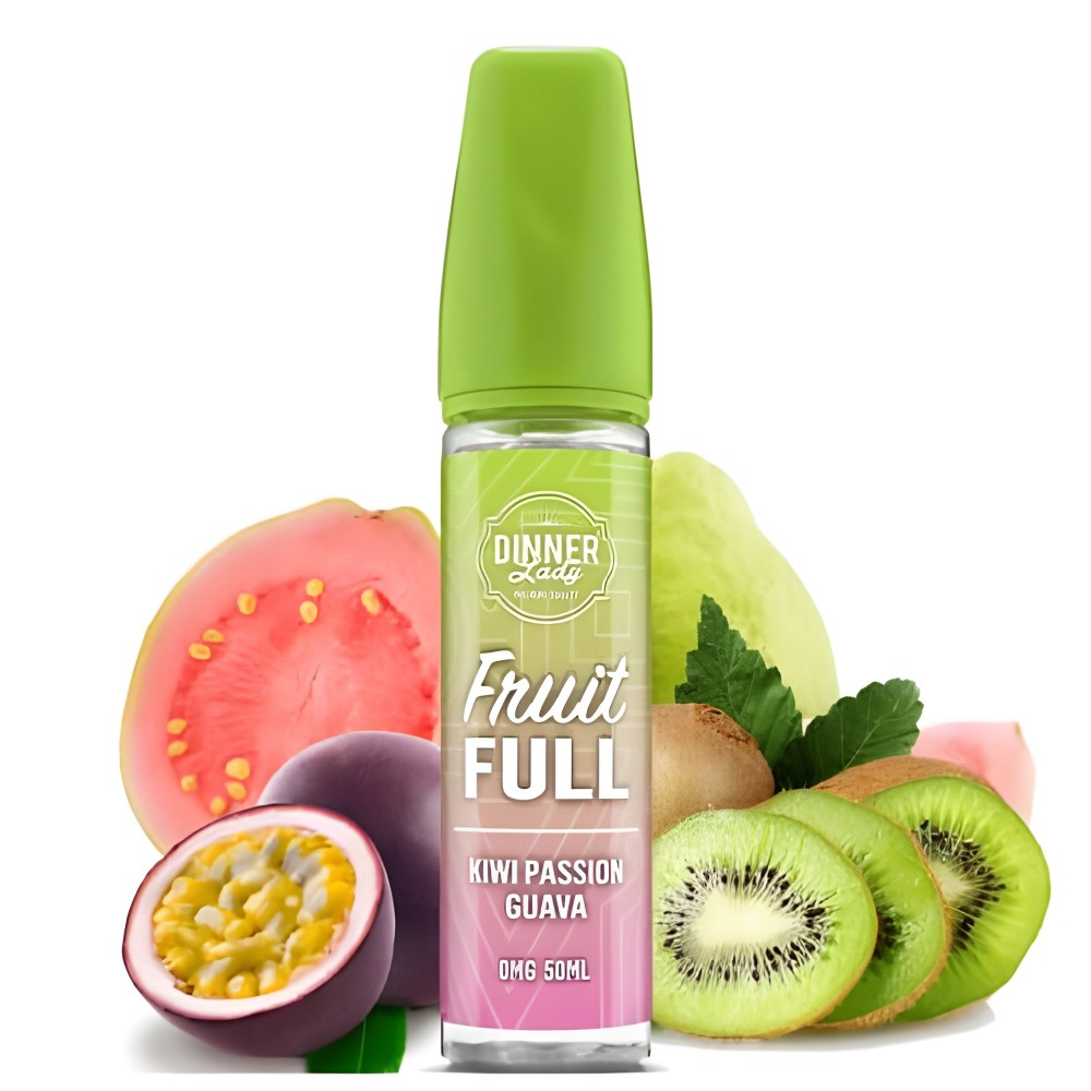 E-Liquid Dinner Lady Kiwi Passion Guava 50 ml Shortfill Dinner Lady Produkte
