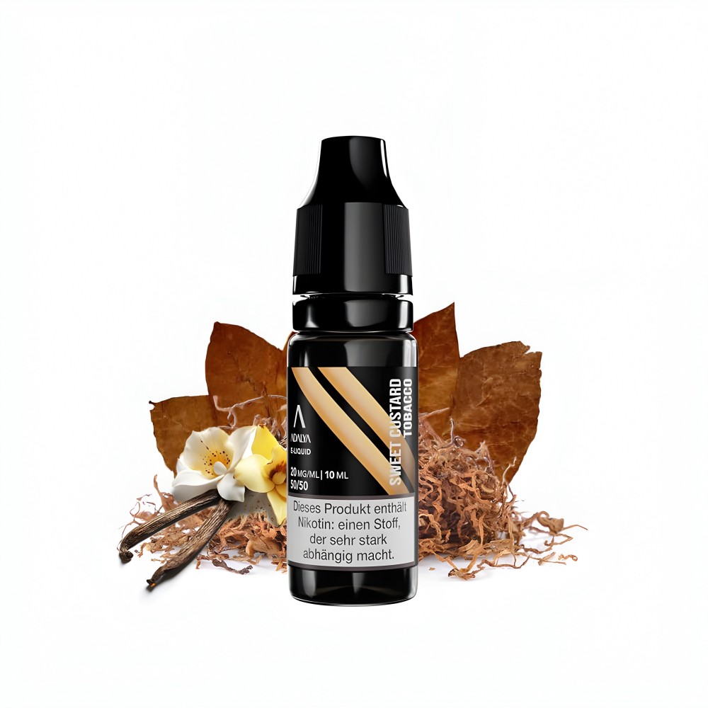 E-Liquid Sweet Custard Tobacco Nikotinsalz Adalya 10ml 20mg Adalaya Produkte