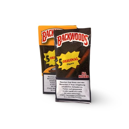 Blunts Backwoods Originale (5 pezzi) Backwoods Produits non livrable à l'etranger