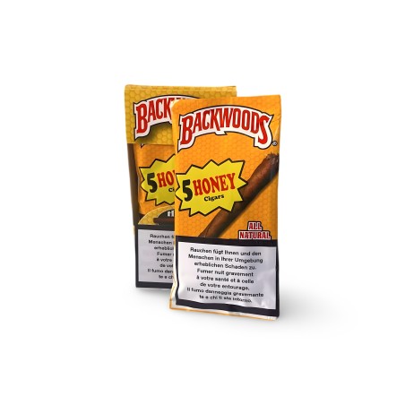 Blunts Backwoods Honey (5 pieces) Backwoods Produits non livrable à l'etranger