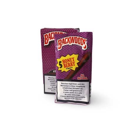 Blunts Backwoods Honey Berry (5 pieces) Backwoods Produits non livrable à l'etranger