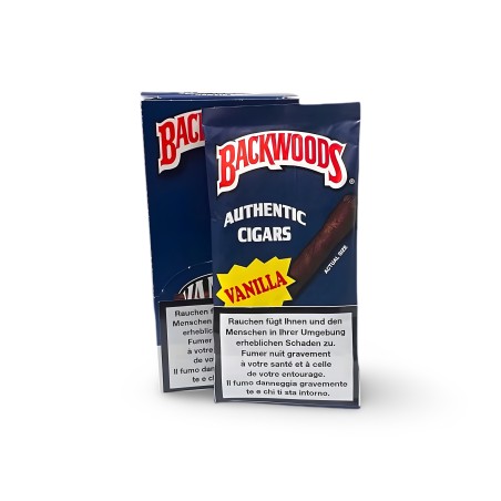 Blunts Backwoods Vaniglia (5 pezzi) Backwoods Prodotti